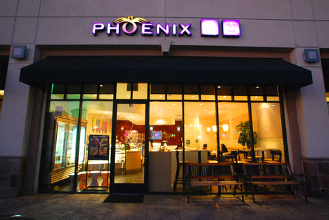 A storefront shot of our Phoenix Food Boutique location in Arcadia, CA