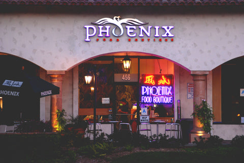 A storefront shot of our Phoenix Food Boutique location in South Pasadena, CA