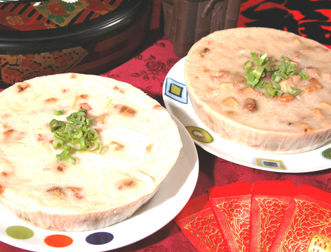 Taro Cake and Daikon Cake for Lunar New Year